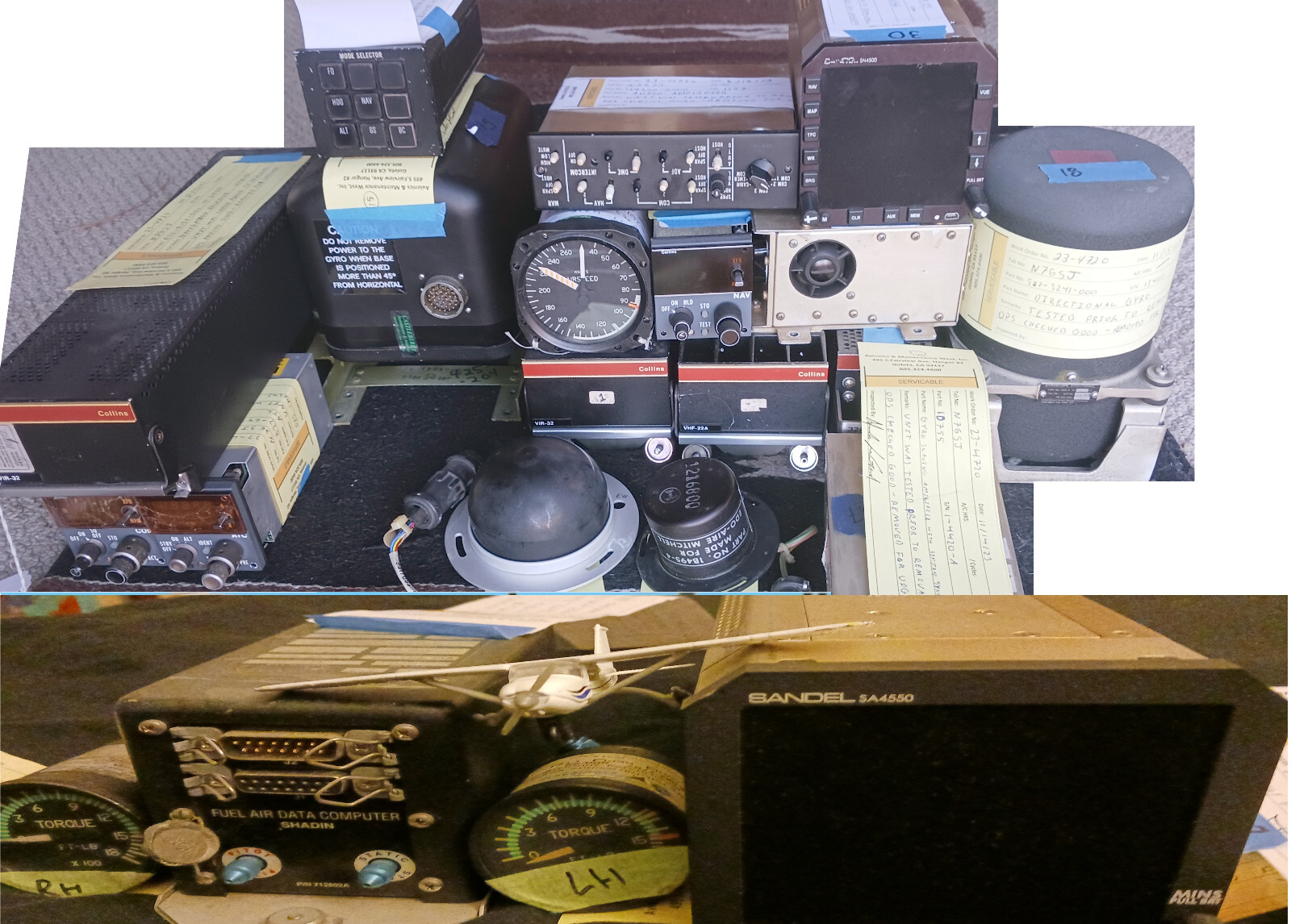 Cessna/Baker Electronics M1045 Audio Control Panel 841272