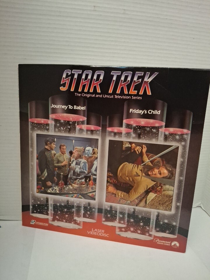 Star Trek: JOURNEY TO BABEL/ FRIDAY'S CHILD (1967,LASERDISC) Tv Series