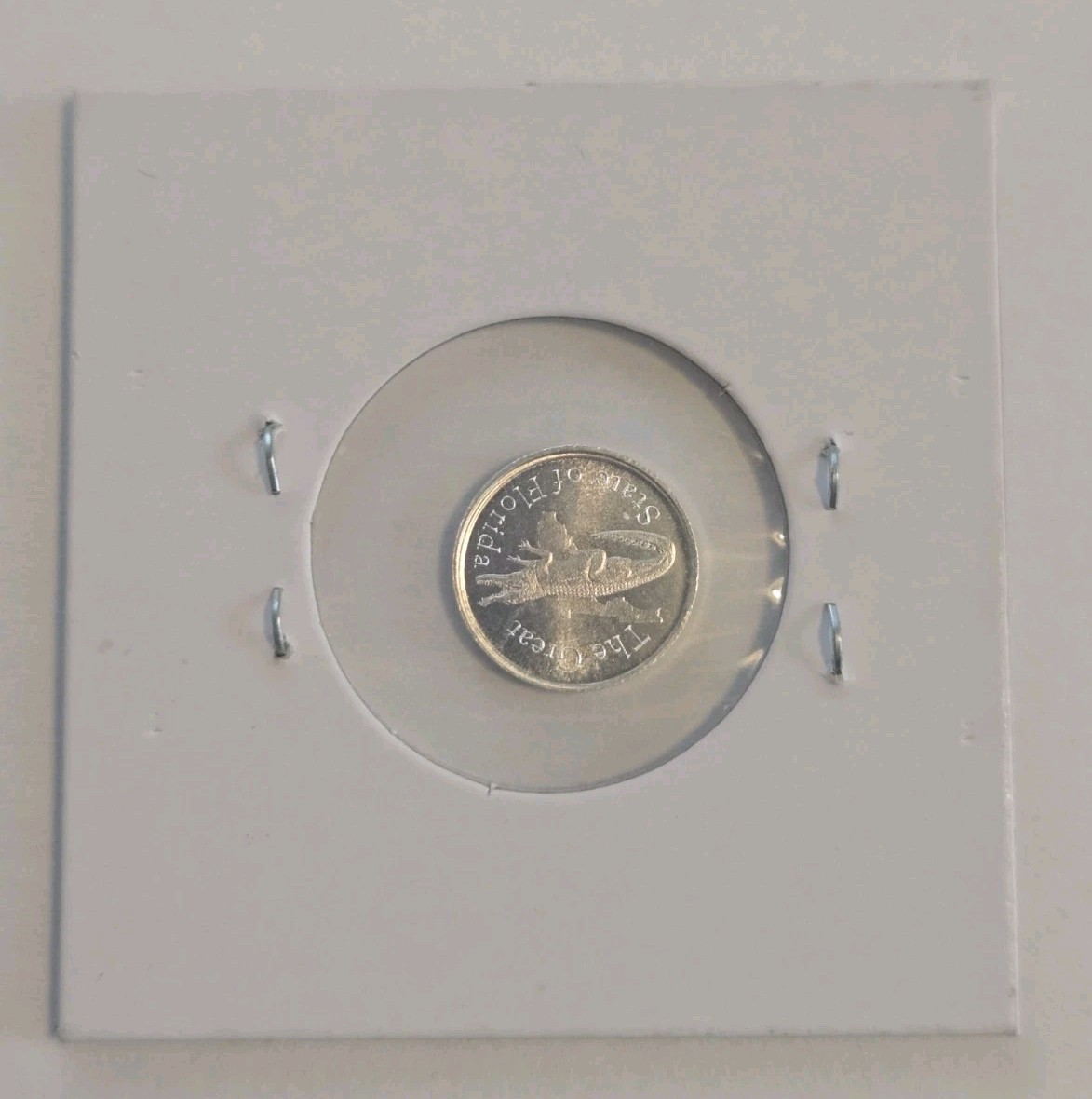 1 gram .999 Fine Silver Round - Gator gram GREAT STATE of FLORIDA