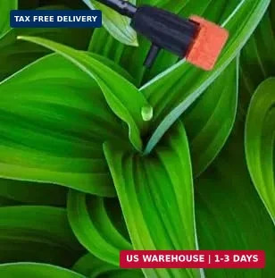 Garden Drip Irrigation Kit Automatic Irrigation System，Adjustable Water Flow Dri