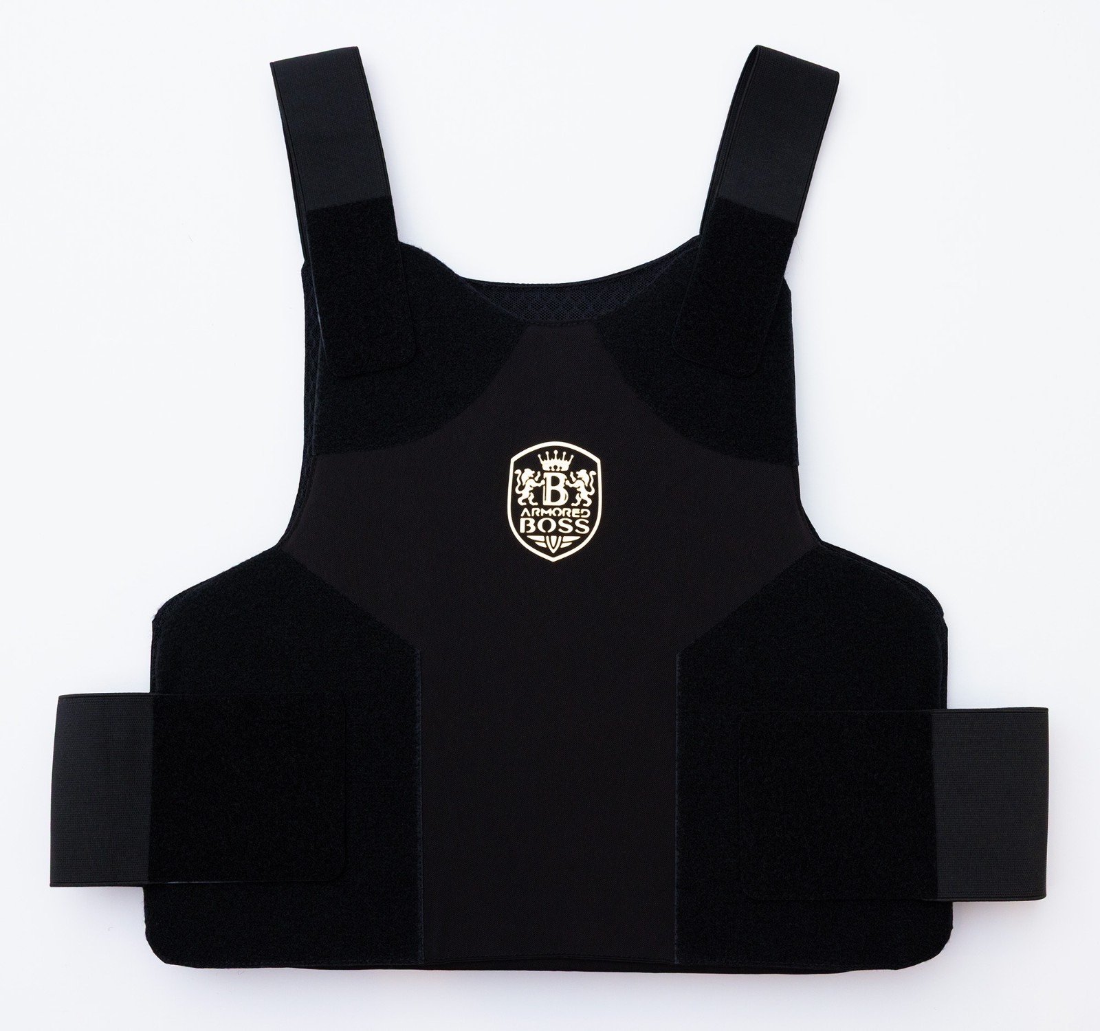 Armored Boss™ Multizone Concealable Vest with 2 Bulletproof Soft panels Level 3A