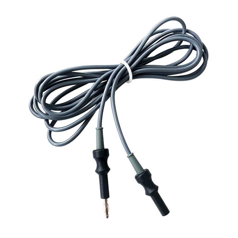 Laparoscopic Unipolar High Frequency Cord,3m HF Cable, Banana 4.0 to DIN3.0 Plug