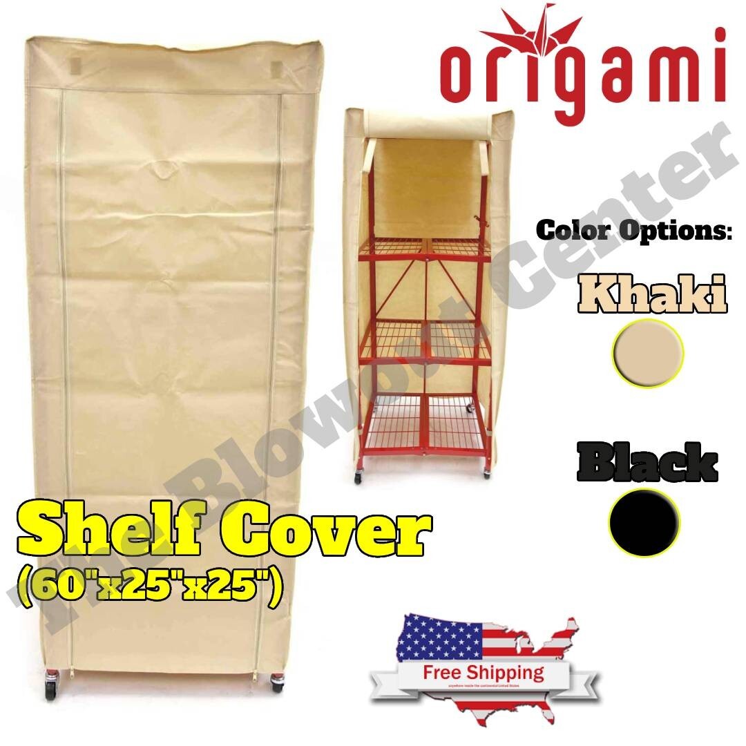 NEW SHELF COVER ZIPPER CLOSURE 60"x25"x25" - Works w/Origami & Other Shelves!!