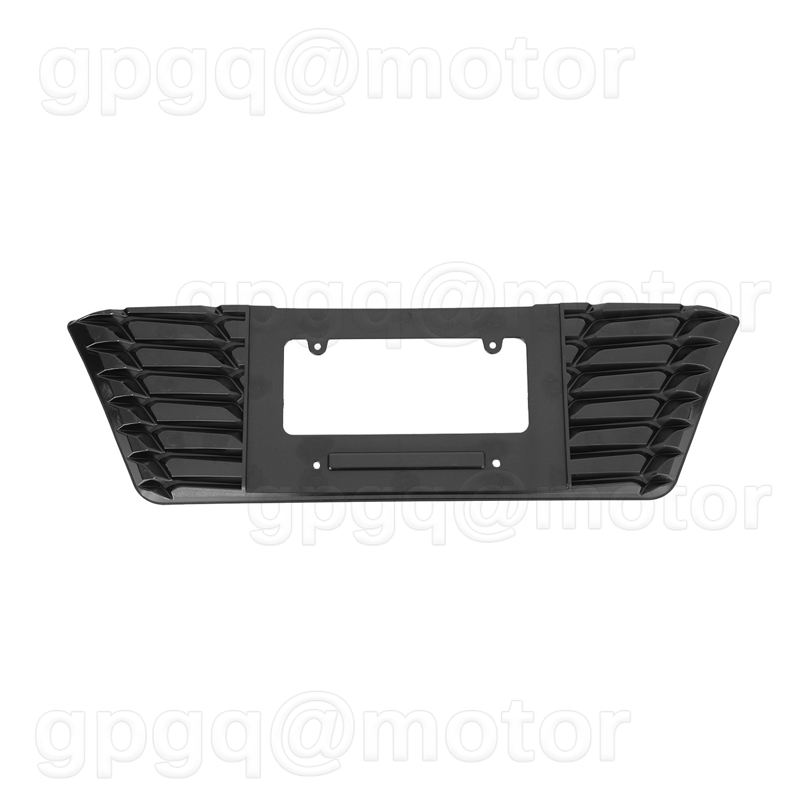 For Corvette C8 Z06 E-Ray 2023-2026 Rear License Plate Frame Cover Glossy Black