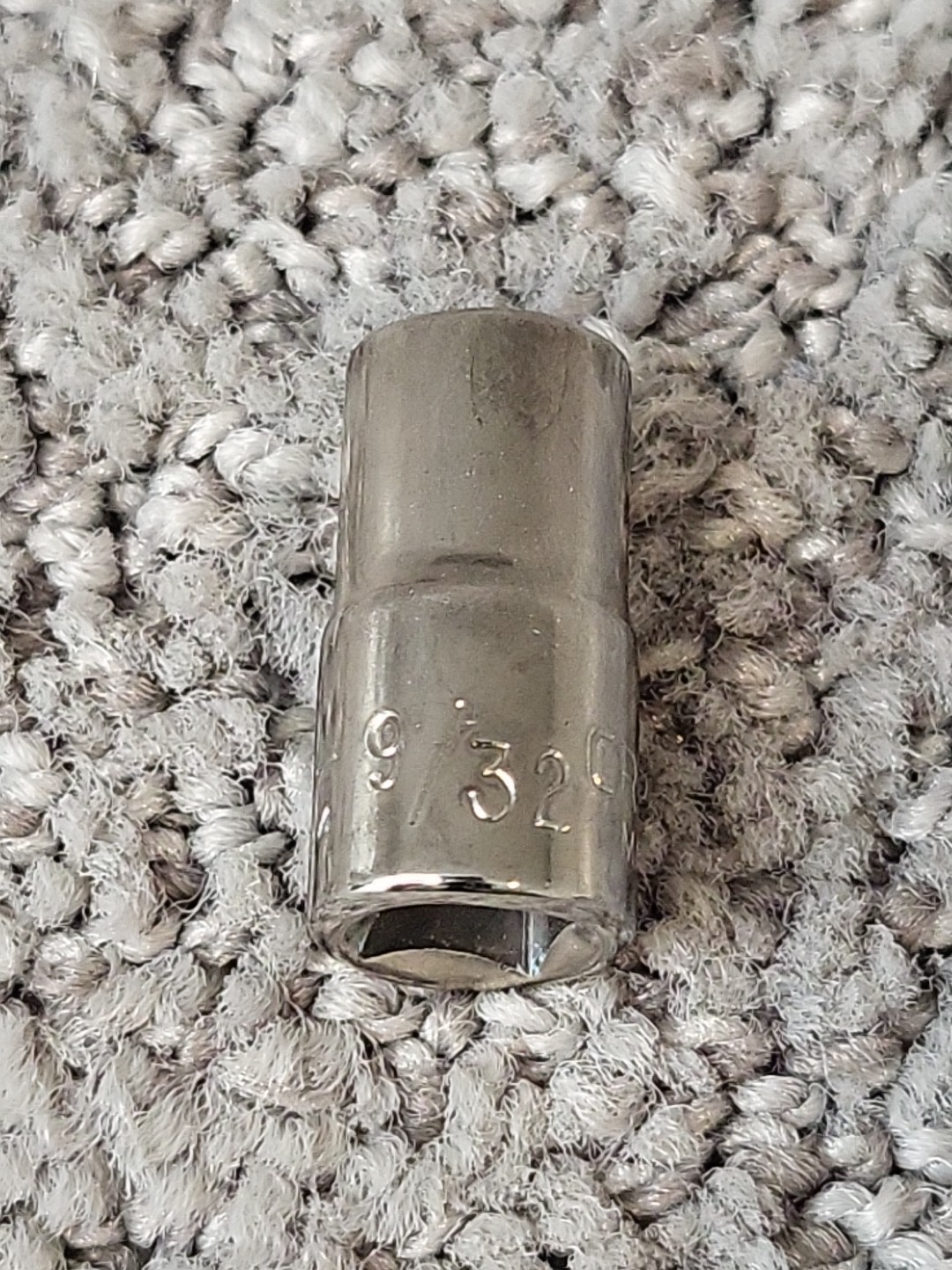 Craftsman 43494 9/32" 6pt Socket 1/4" Drive Inverted G Series USA 2724