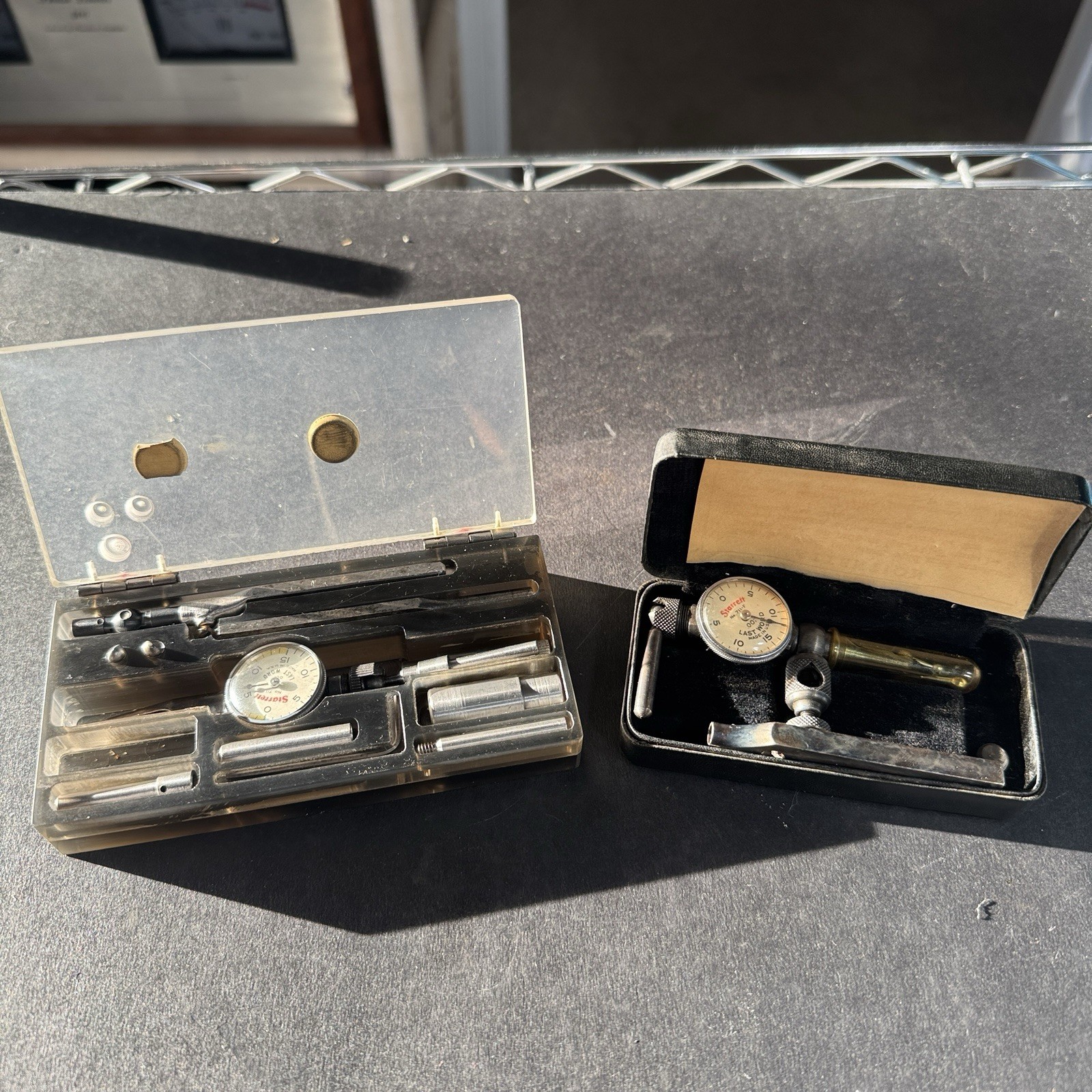 Starrett 711 .001 Inch Last Word Dial Indicator No 711 711-F Lot of 2 USA Made
