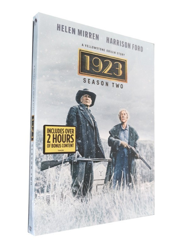 A YELLOWSTONE ORIGIN STORY 1923 SEASON TWO DVD 3-DISC BRAND NEW + FREE SHIPPING