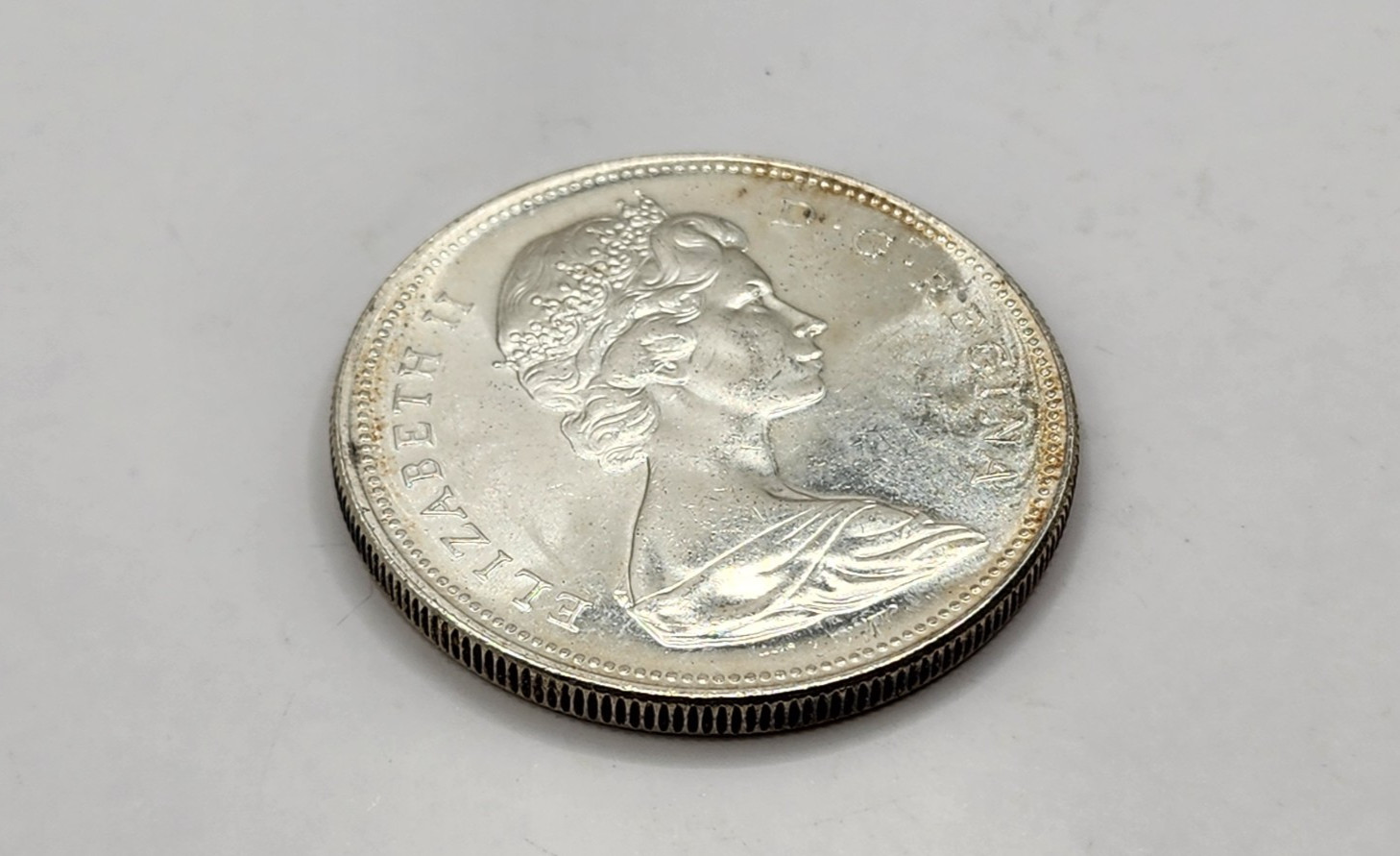 1967 Canada 1 Dollar Silver Coin - Confederation - KM#70