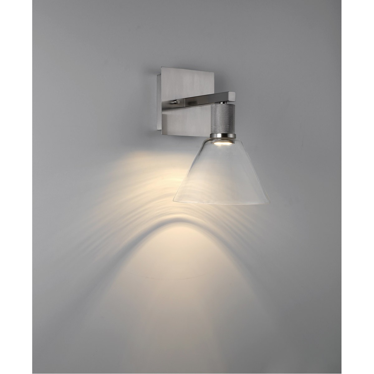 Access Lighting 63143LEDD-BS/CLR Port Nine Wall Sconce Brushed Steel