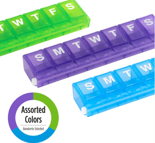 7 Day Once-a Day Travel Pill Planner Organizer 2XL (67804)