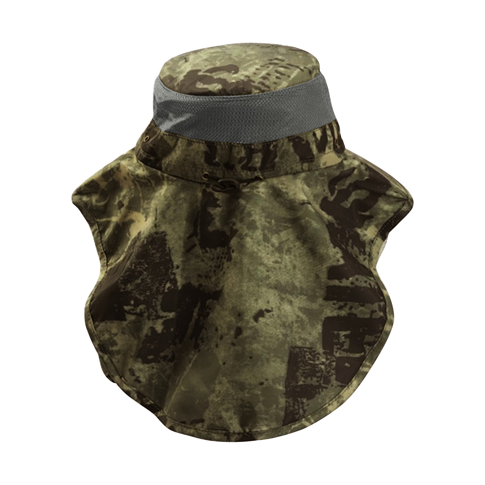 Mosquito Head Net Hat with Neck Flap Wide Brim Cap for Hiking Gardening Fishing