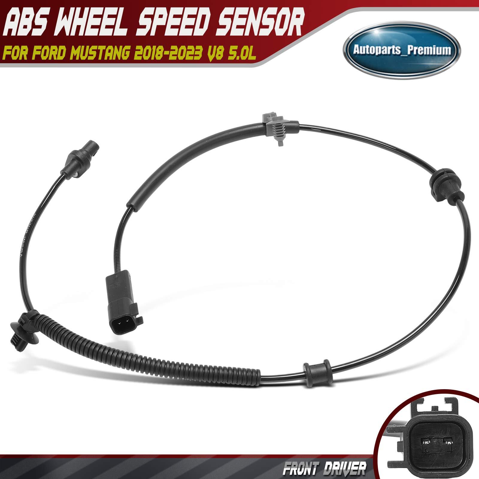 Front LH ABS Wheel Speed Sensor for Ford Mustang 18-23 w/Adaptive Damping System