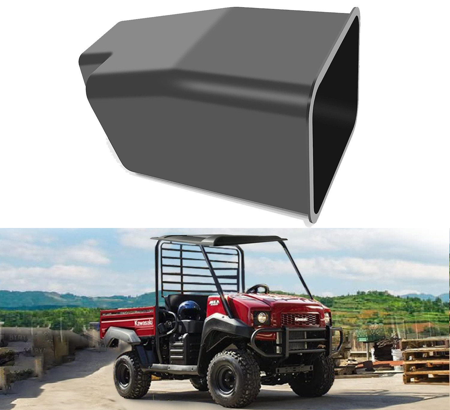 28 Liters Under Seat Storage Box for Kawasaki Mule 600 610 SX #99999-0054