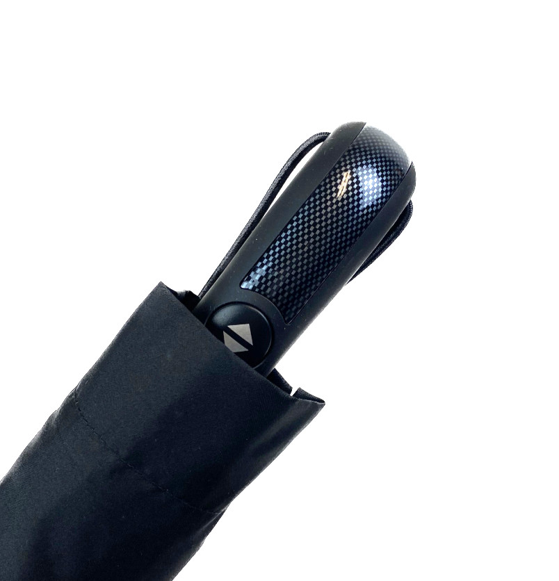 Men's Compact Auto Open Auto Close Umbrella Textured Handle
