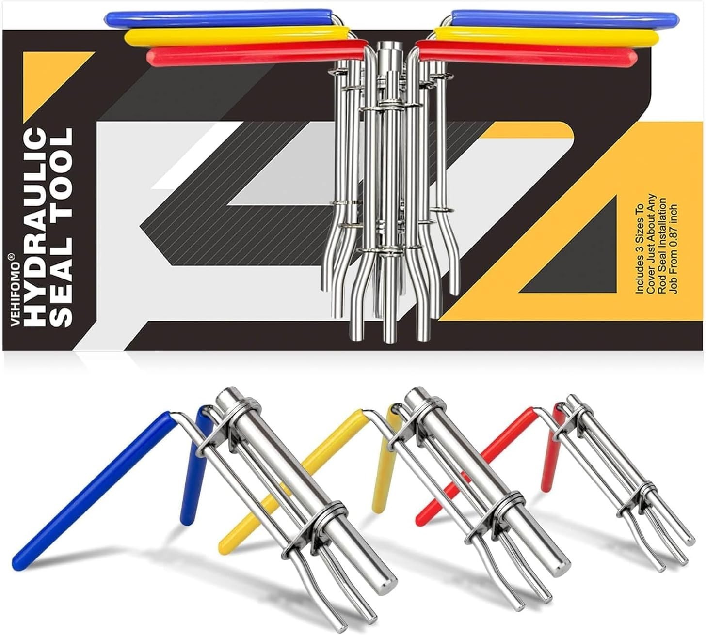 Hydraulic Seal Installation Tools, Hydraulic Cylinder Piston Repair Seal Kit, U-