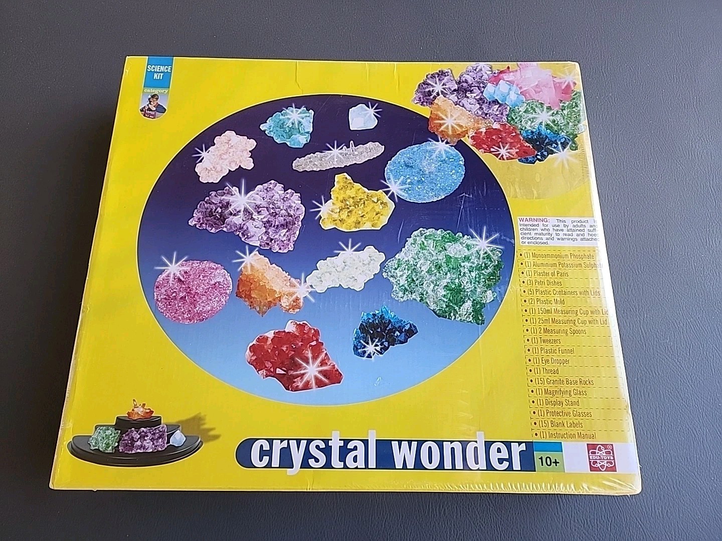 EDU-Toys Crystal Wonder Science Kit Ages 10+ New Sealed
