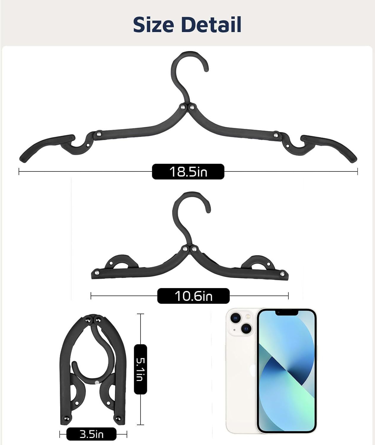 10 Pcs Travel Hangers, Cruise Ship Essentials Travel Essentials, Portable Cruise