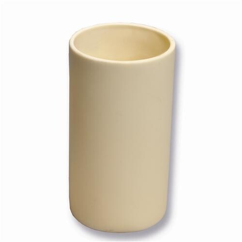 Alumina Cylindrical Crucible, 500ml (OD: 70 mm Height: 145 mm)