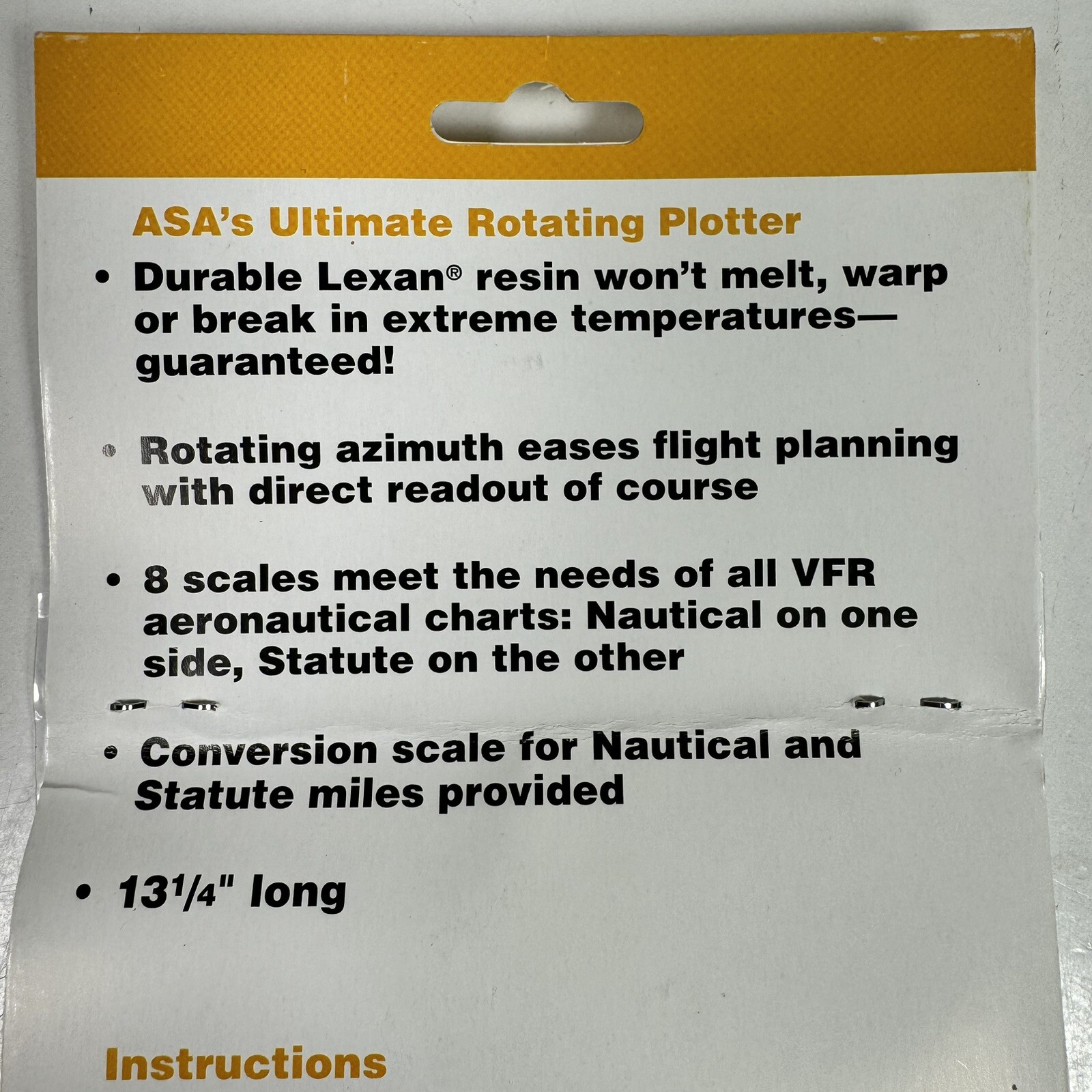 ASA Ultimate Rotating Plotter Aeronautical Chart VFR Nav By P/N ASA-CP-RLX