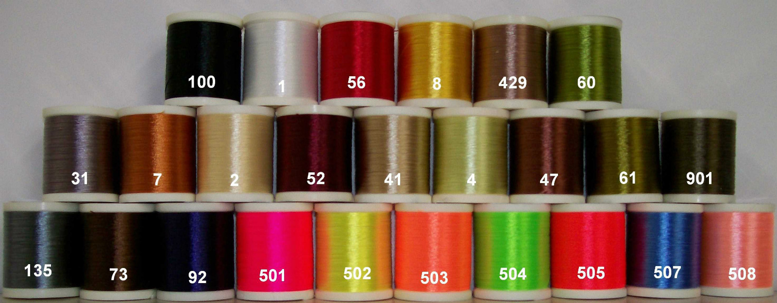 DANVILLE FLYMASTER PLUS THREAD 100 yd - 12 spool box - Fly Tying 210 denier lot