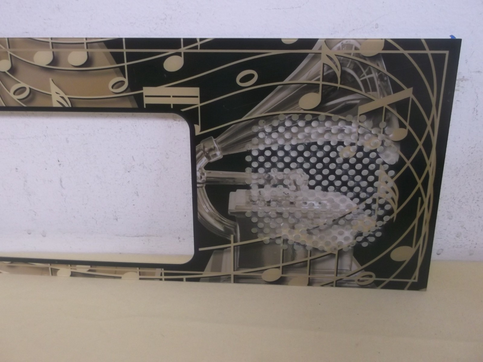 ELVIS PINBALL 2004 STERN SPEAKER DISPLAY PANEL REFRESH SKIN MOD ARTWORK