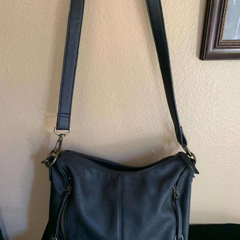 Black Rosetti Handbag Shoulder Fair Condition