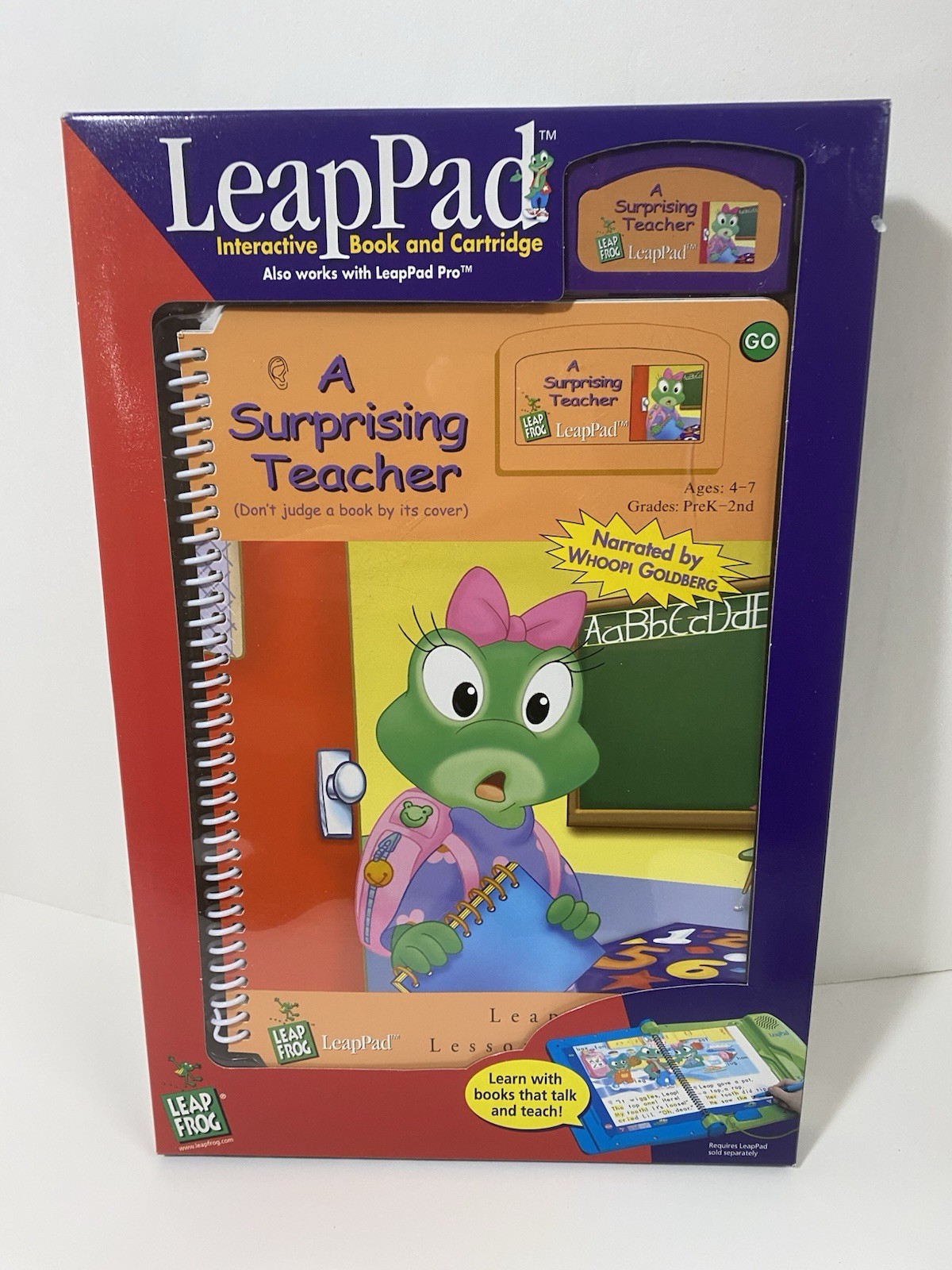 LeapPad A Surprising Teacher Pre-school to Grade 2nd Ages 4 To 7 Cartridge Book
