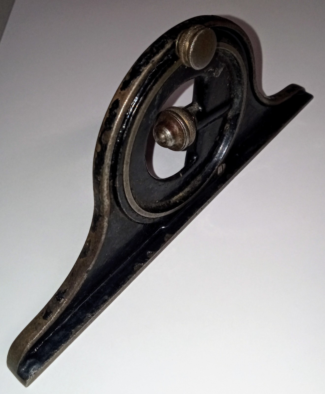 Vintage L. S. S. Co.  Combination Square Protractor - Pat. Aug 7, 1883
