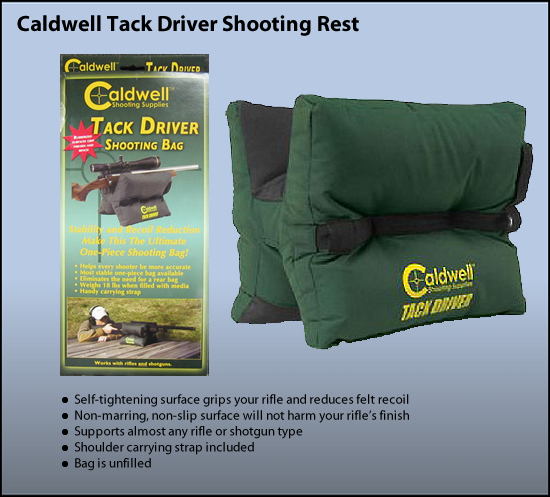 Caldwell Tack Driver Shooting Bag New in Box #191-743