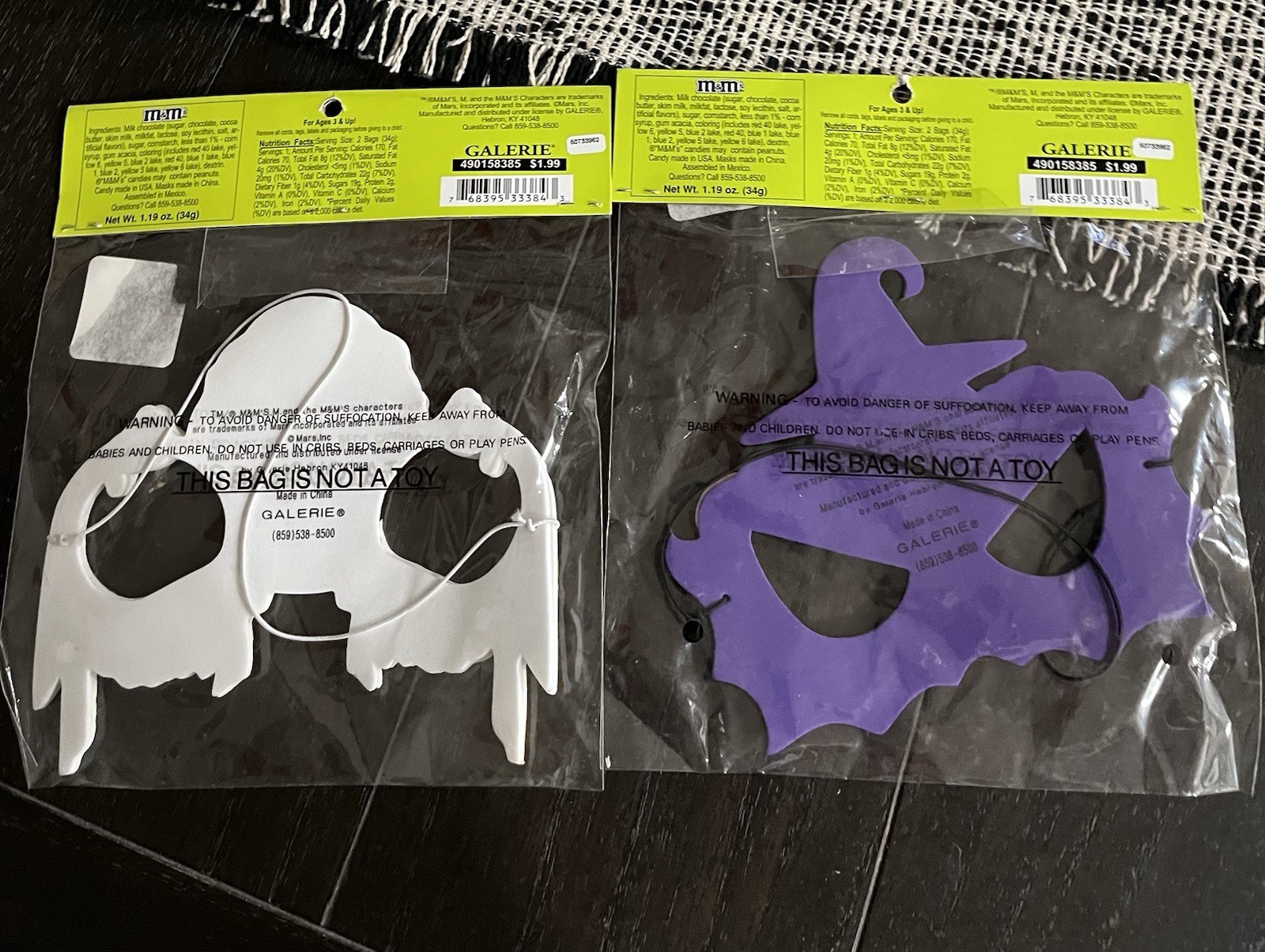 M & M Halloween Masks (2)