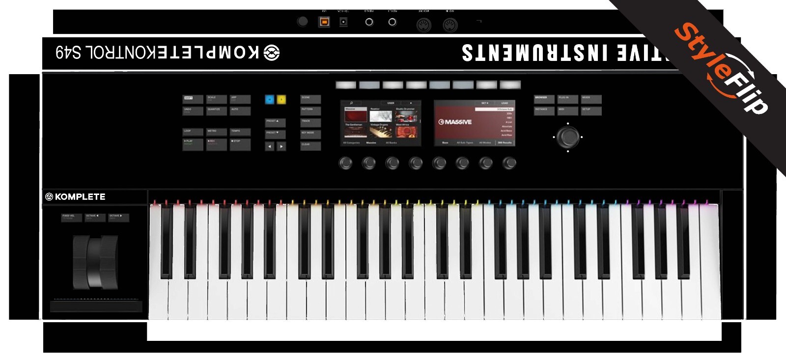 Native Instruments KK S49 MK2 | Color Black | Protective Decal | StyleFlip Skins
