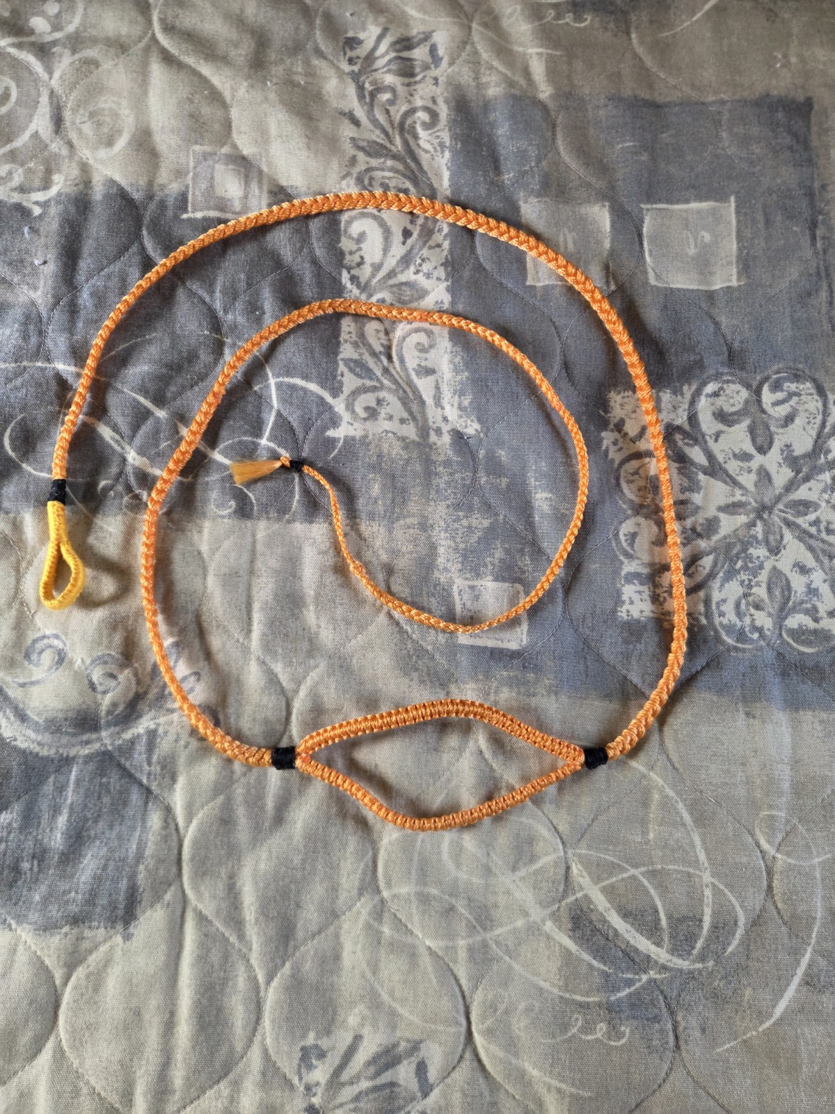 Braided synthetic sling, highly resistant to wear and water