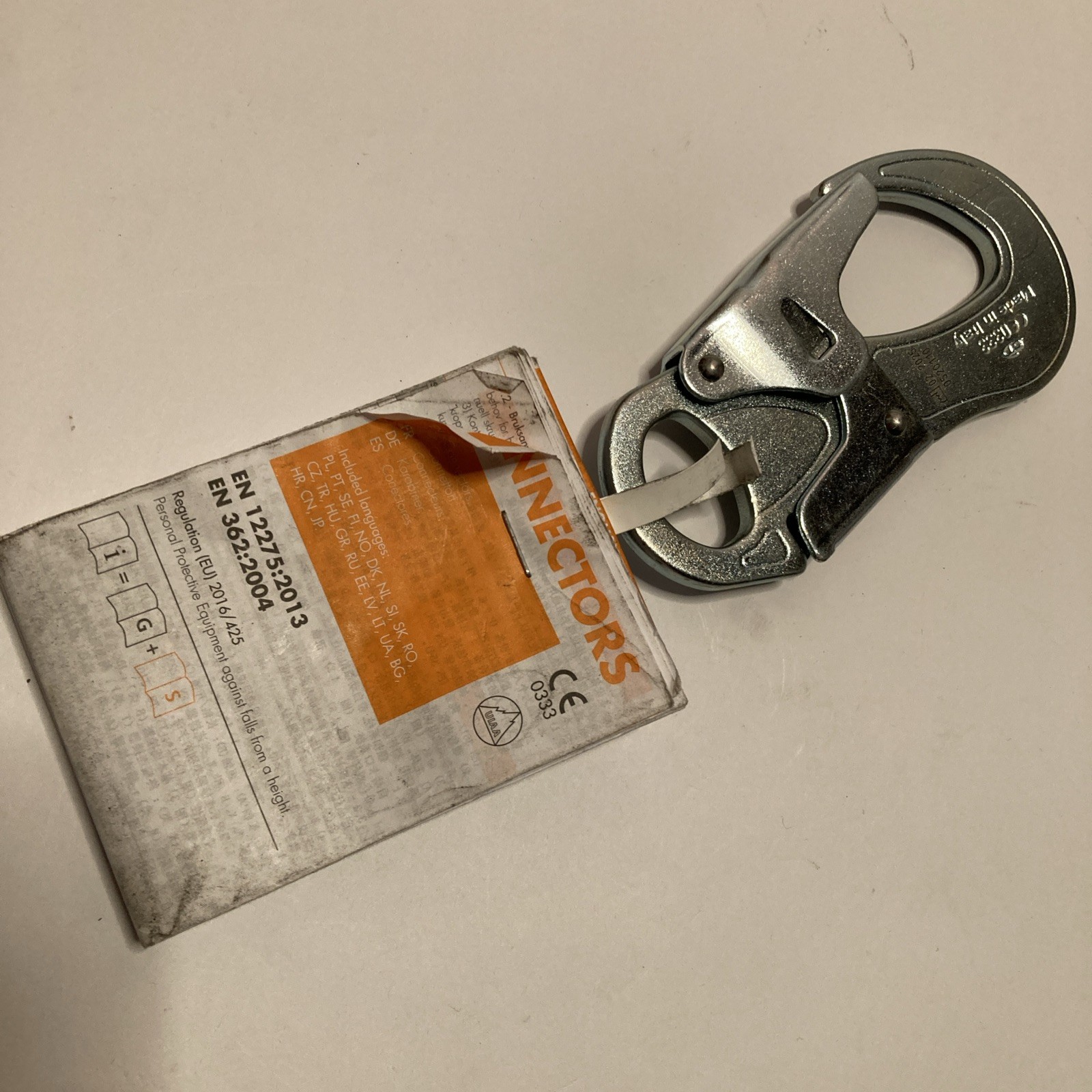 Climbing Technology KN25, Lanyard Snap Skyloctec Shelter Steel 3C36900TV5  3C369