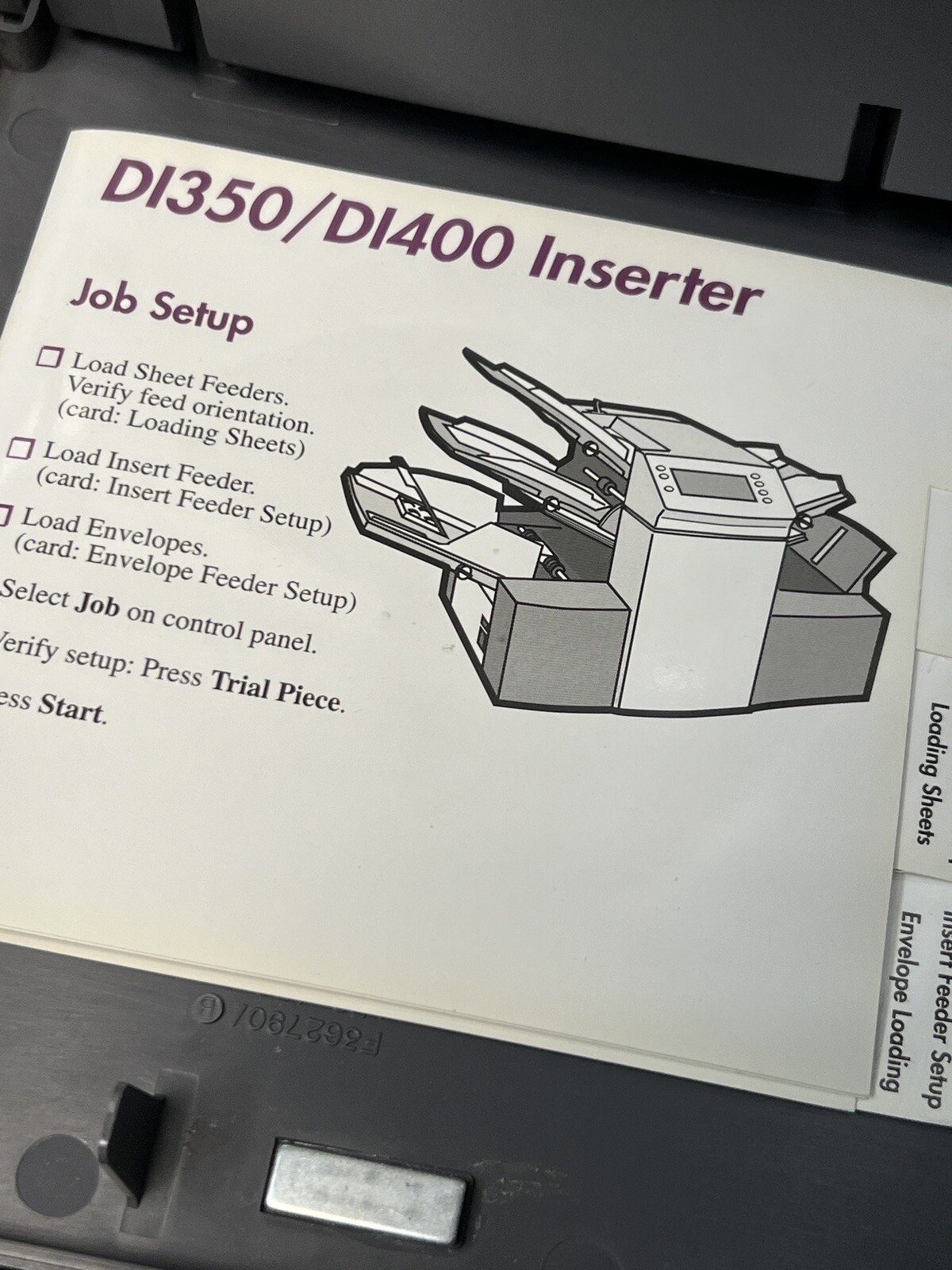 Pitney Bowes Da500 and DI350