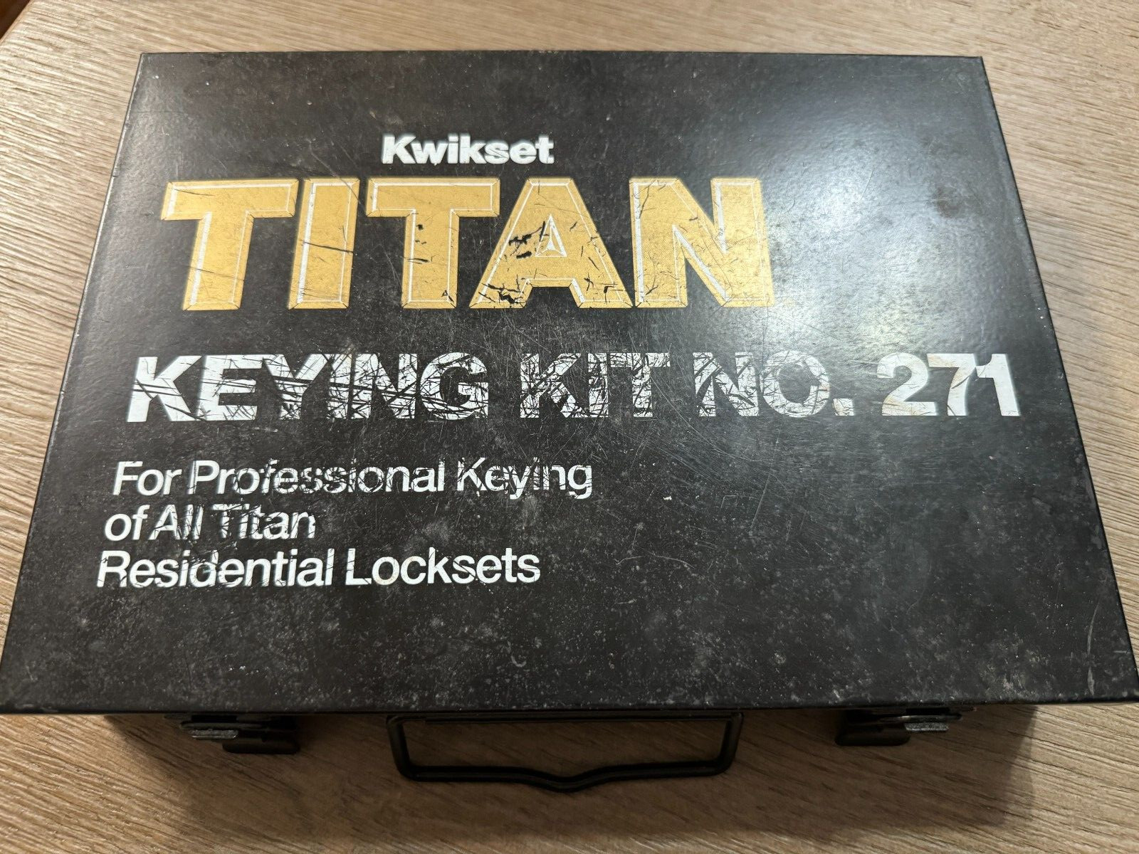 Kwikset TITAN Professional Keying Kit NO. 271 For TITAN Residential - used