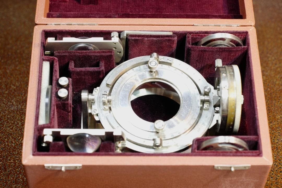 Leitz Universal Rotating Stage UT4 SN1892 Polarizing Microscope Complete Set