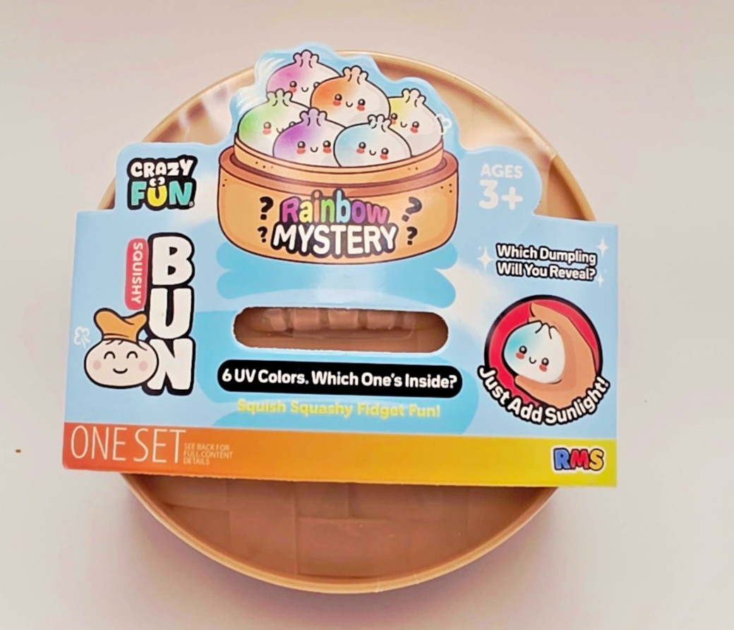 Viral Mystery Dumpling UV  Squishy RMS Bao Bun *NEW* Tiktok * Birthday Gift SALE