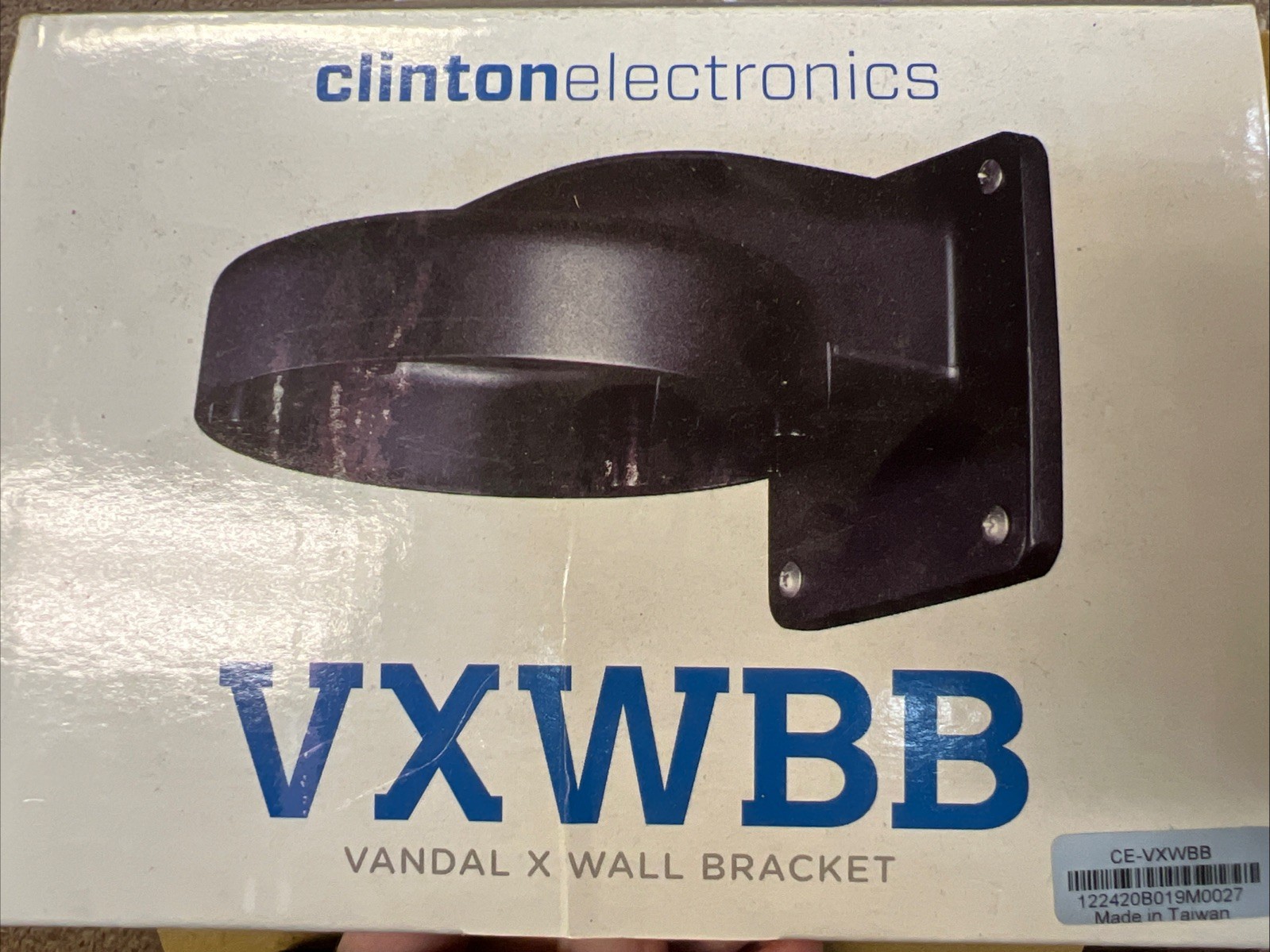 Clinton Electronics CE-VXWBB Vandal X Wall Mount Bracket Black Open Box