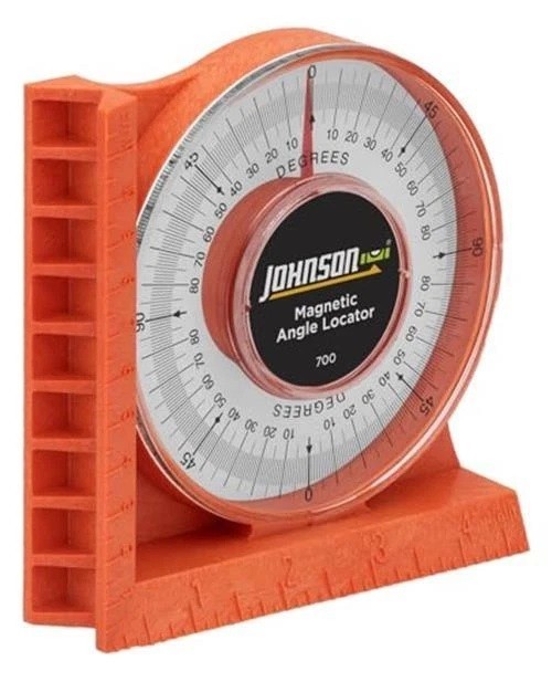 Johnson Level & Tool 700 Magnetic Angle Locator, Orange NEW