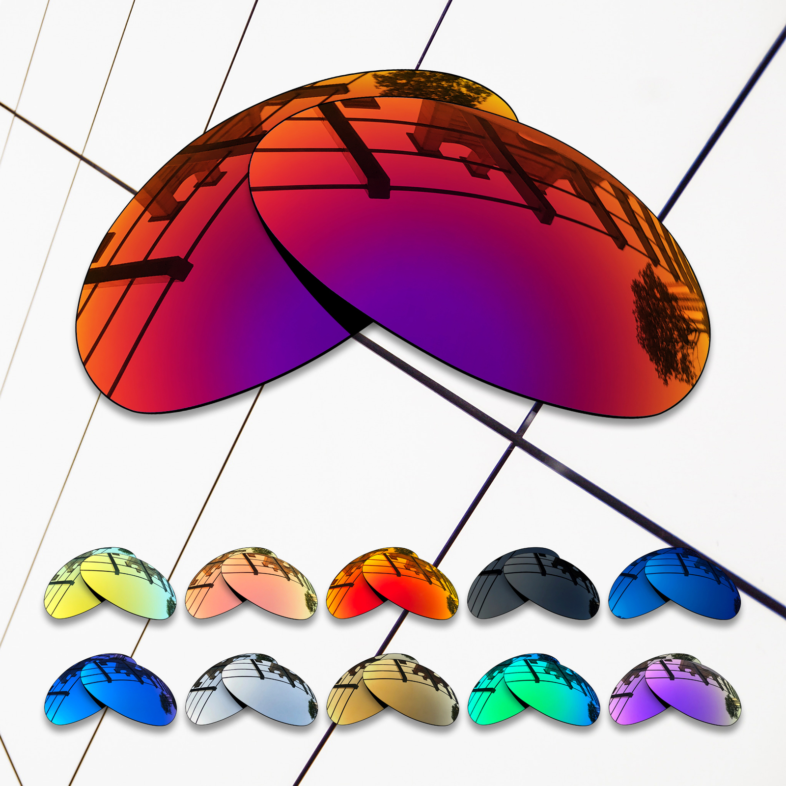 TRUE Replacement Lens for-Oakley Eye Jacket 1.0 Frame Multi-Colors