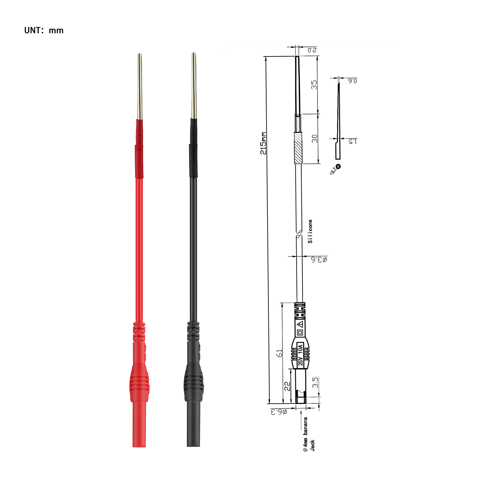 ZIBOO 804 Back Test Probe Kit, Diagnostic testing ,Electrical Troubleshooting