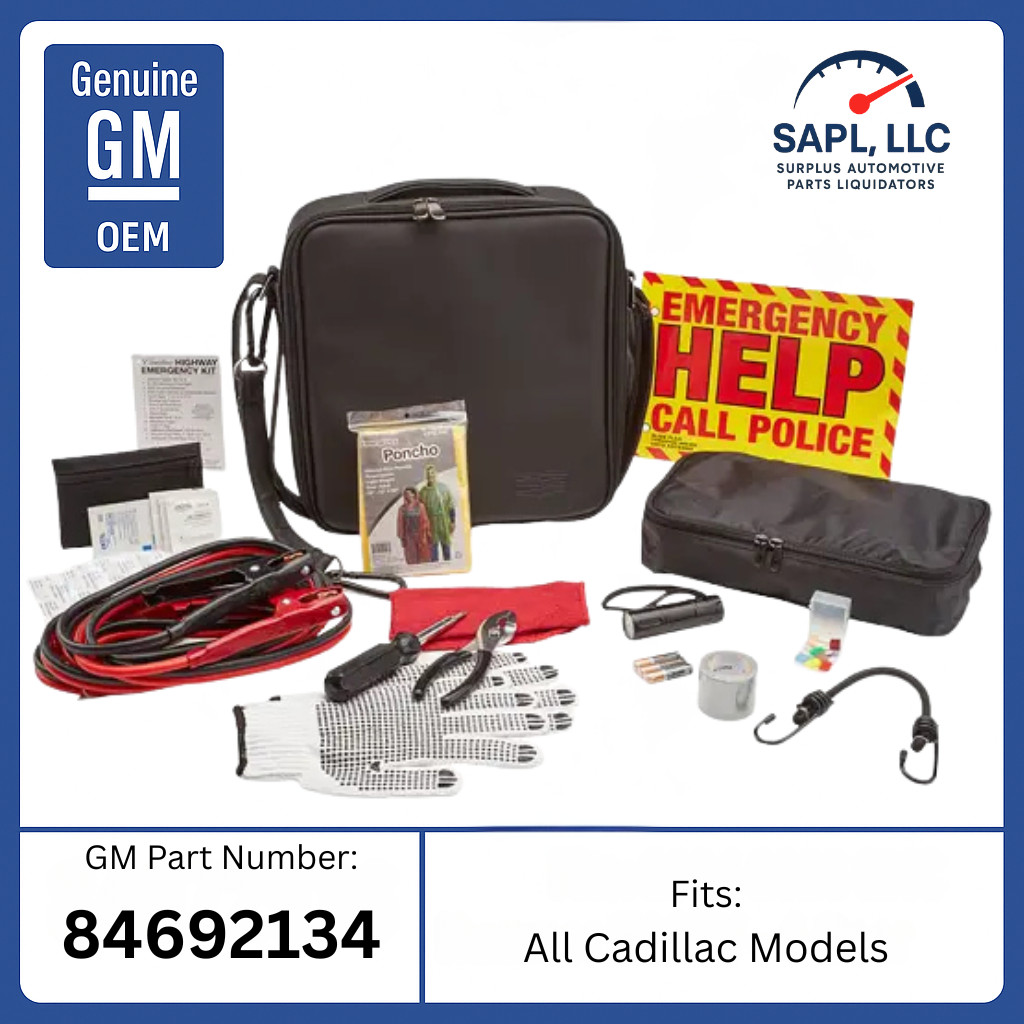 OEM Genuine 2019-2024 Cadillac Roadside Safety Kit w/Cadillac Logo GM 84692134