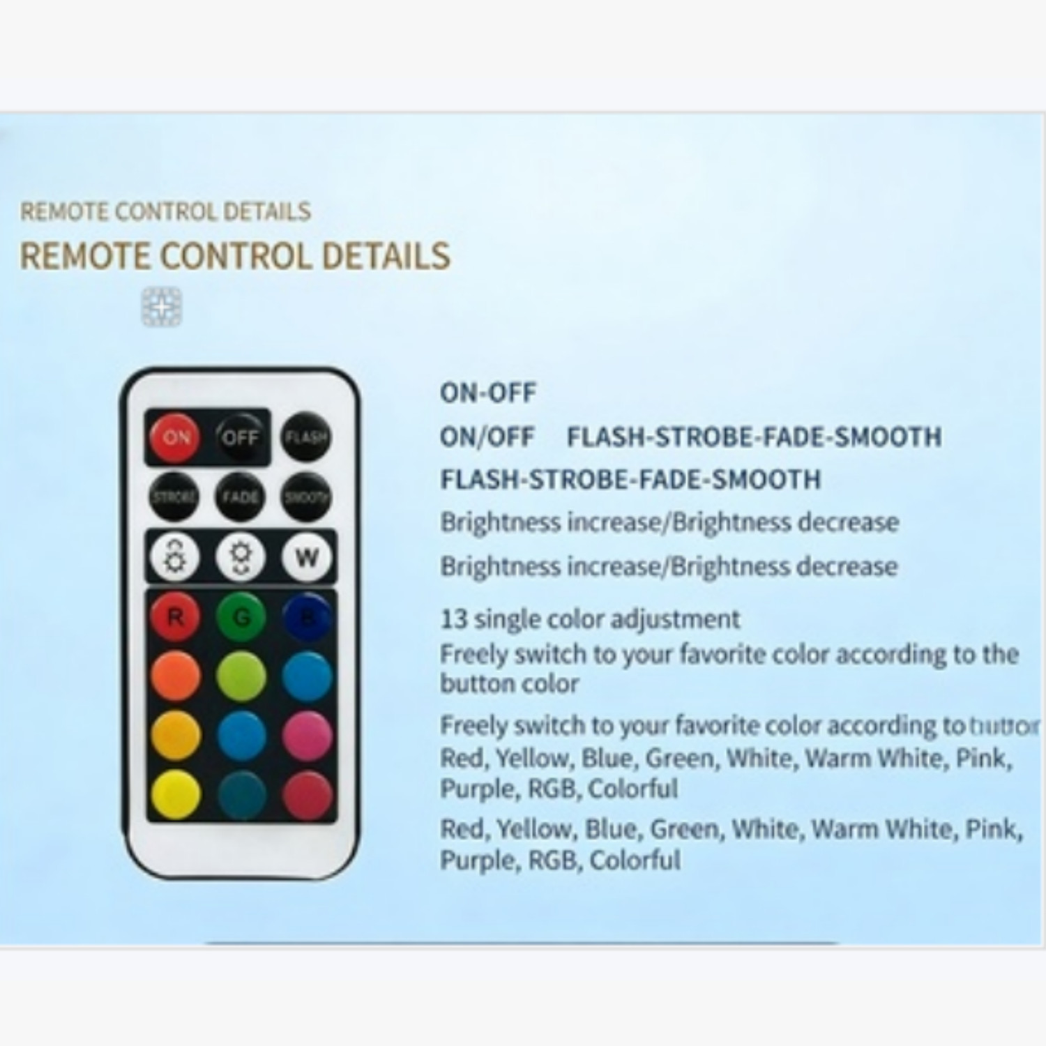 IP68 Waterproof LED Submersible Lights, 13 Colors Dimmable with Remote Control
