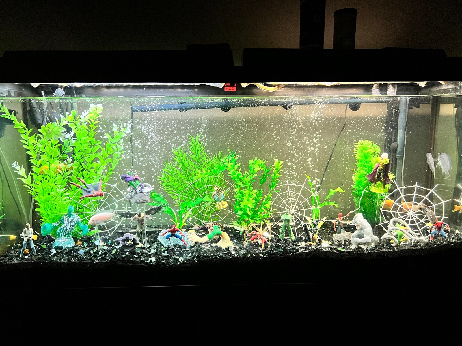 Spiderman Aquarium Decor
