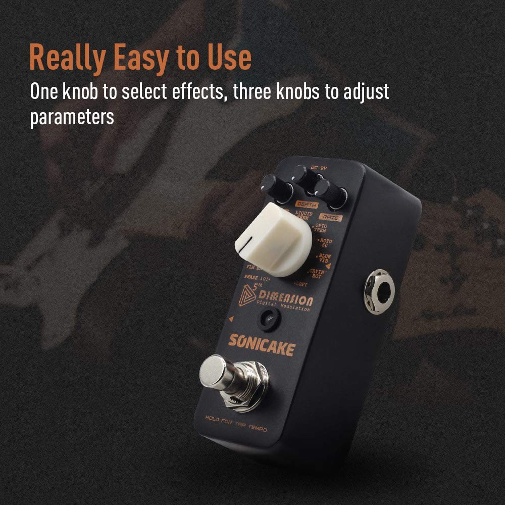 SONICAKE Modulation Pedal Guitar Phaser Flanger