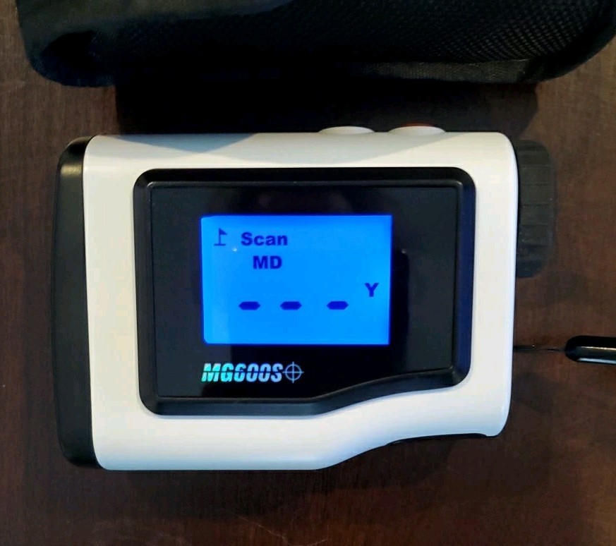 MG Golf MG600S Slope Laser Rangefinder with Case 100% Guaranteed VGC