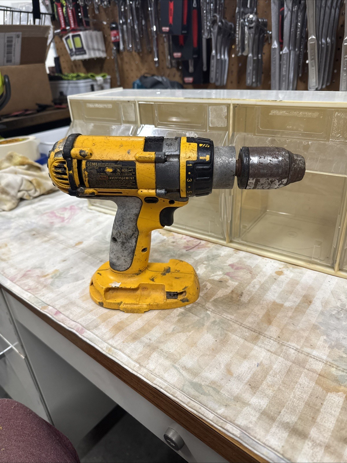 DeWalt DC983 Heavy Duty XRP 1/2" Cordless Drill Driver - Tested - No Battery