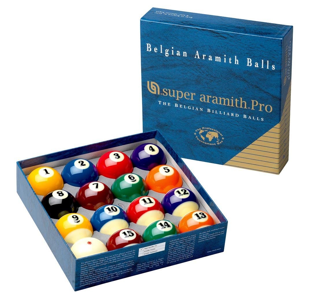 Aramith Pure Phenolic Pool Balls Regulation Belgian Made Billiard Ball Set...
