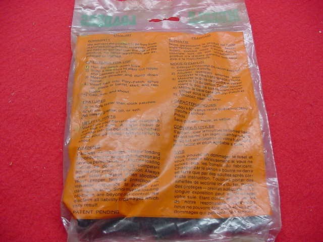 Butler Creek-.36 Caliber-Poly-Patch- Lot of 2 (200) - NOS (K)