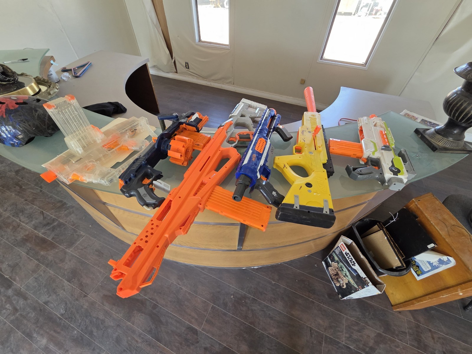 Nerf Blaster Lot of 6 - AS-IS Untested Bundle